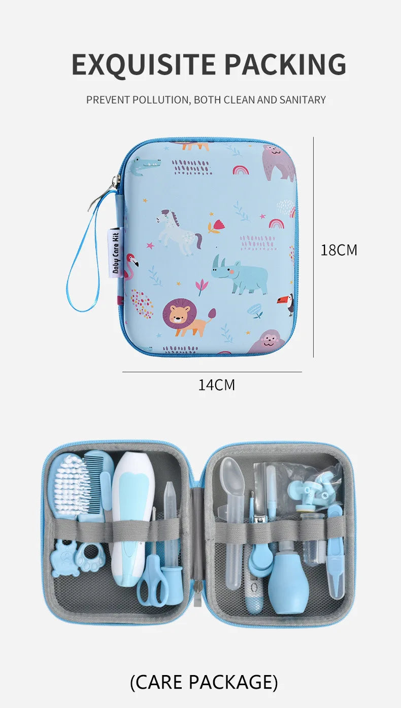20pcs Baby Healthcare and Grooming Kit for Newborn Kids Infant Safety Care Set with Hair Brush Comb Nail Clipper Nasal Aspirator