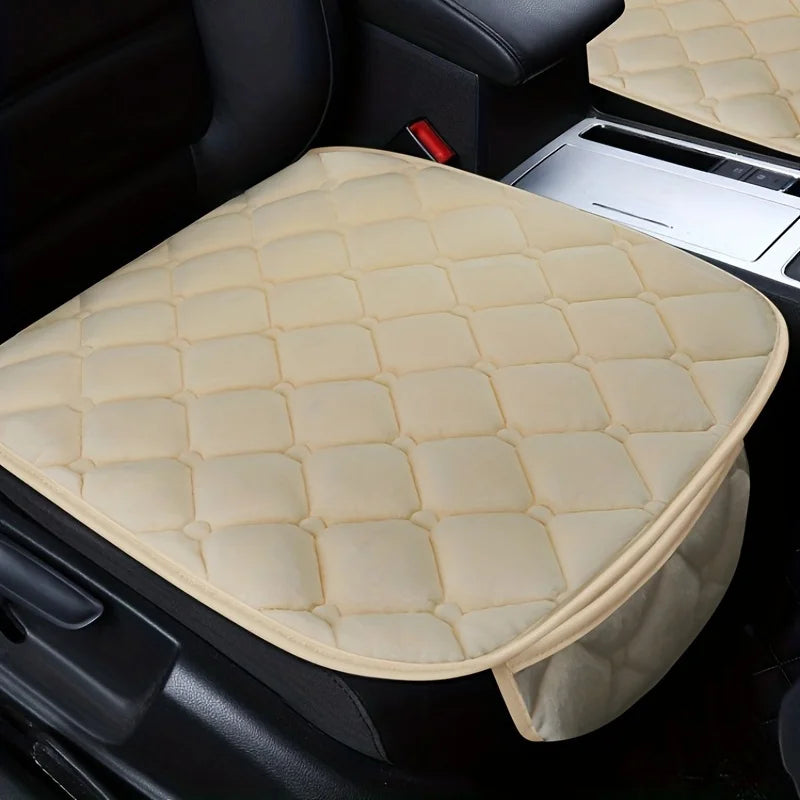 3pcs/set Pet Car Seat Covers With Pet Hair Remover, Car Seat Cushion Warm Seat Cushion Pad For Dogs