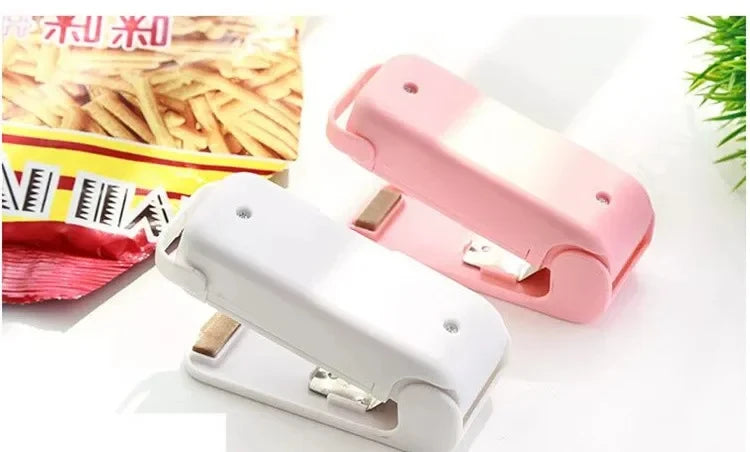 Portable Heat Bag Sealing Machine Package Sealer Bags Plastic Food Bag Closure  Food Packaging Heat Sealer Kitchen Gadget