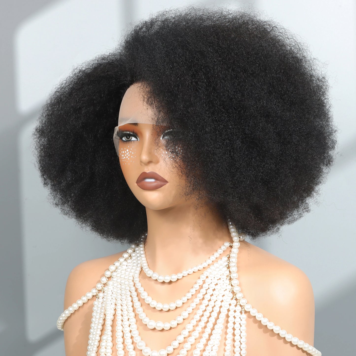 13x5x2 Side T Part Lace Wigs Afro Kinky Curly Short Bob Wig Human Hair Wigs 14 Inch Short Curly Afro Wigs for Woman 250 Density