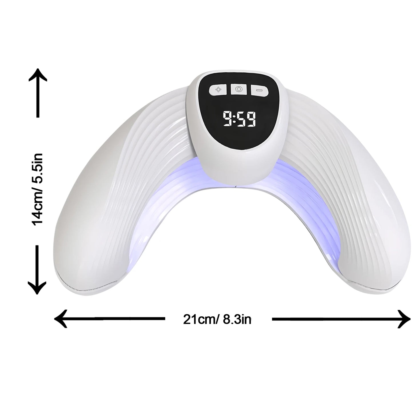 Led Nail Art Lamp Auto On Effectively Remove Nail Fungal Light Fingernail Fungus Treat with Display Curing Lamp