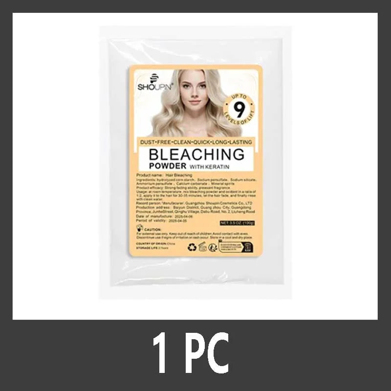 100g Natural Professional Health Hair Bleaching Agent Removes YellowColor Fixing Dye Hair Care Bleaching Non Irritating HairCare