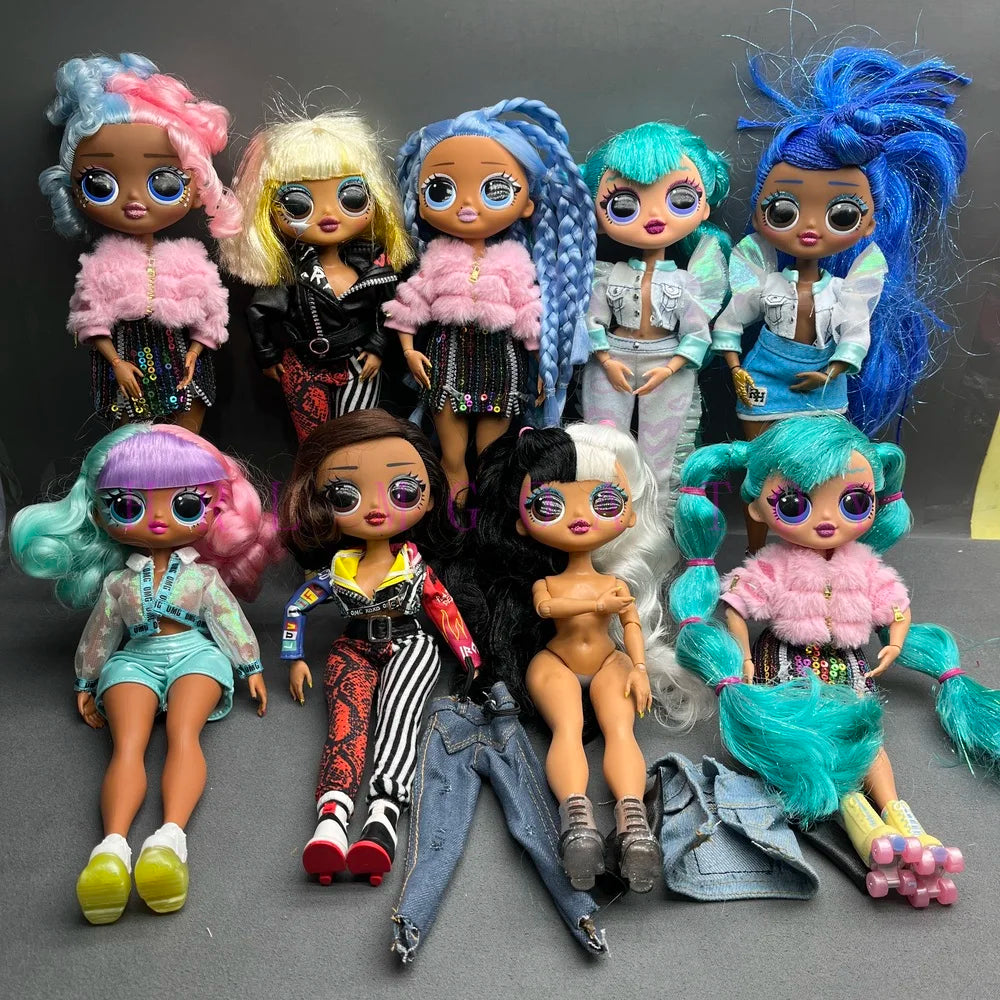 Original 24cm OMG multi-style big sister fashion dressup girl DIY holiday gift doll toy