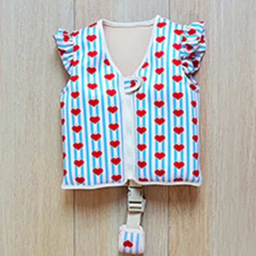 Baby Swimwear Sunscreen Swimsuit for Girls Swimming Summer Clothes Baby Vest Buoyancy Swim Accessories One-piece Beach Swimwear