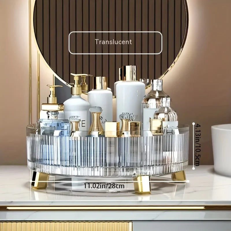 1PCS Makeup Organizer, 360 Rotating Makeup Organizer, Make Up Organizers and Storage, Large-Capacity Round Perfume Organizer,