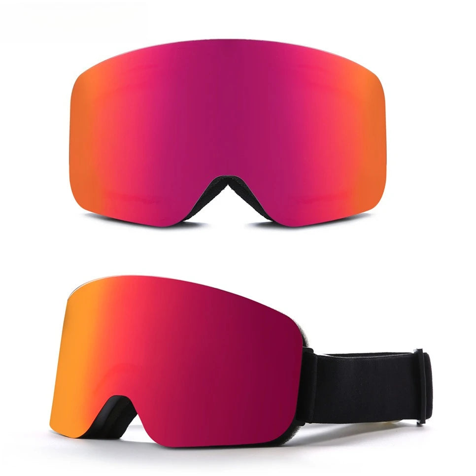 Double Layer UV400 Ski Goggles Anti-Fog Anti-UV UV400 REVO TPU Glasses Eyewear for Adult Skiing Outdoor Sports Snowboard Winter
