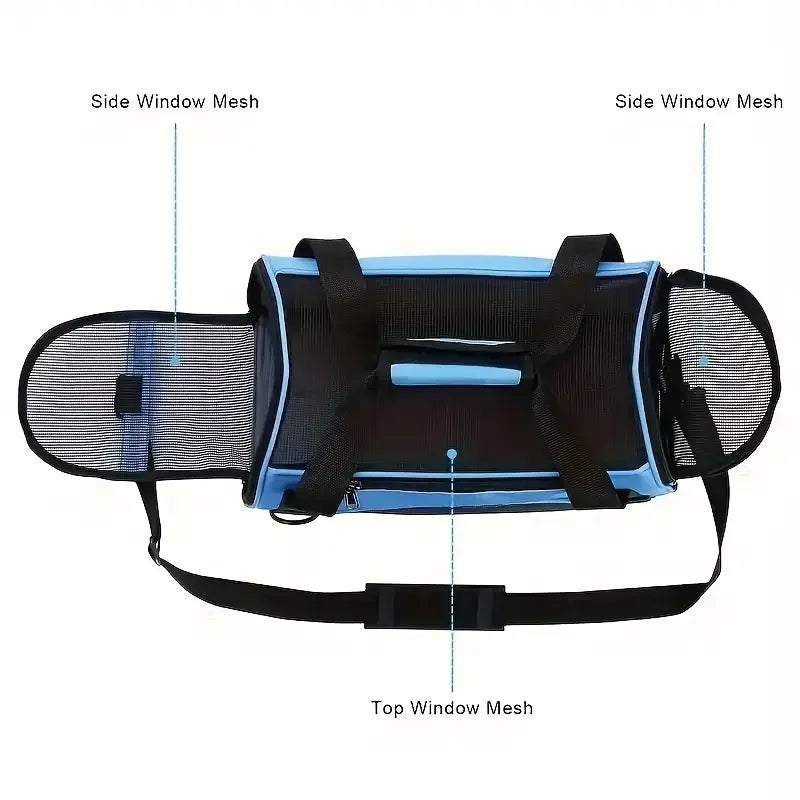 Outdoor Car Cat Travel Bag Portable Cat Carrier Dog Kitten Backpack Pet Handbag Breathable Mesh Cross Bag For Cat accessories