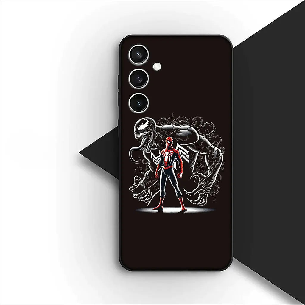 Cover Venom Spider Man Marvel Spiderman Phone Case for OPPO A18 A16 A80 A40 A17 A15 A38 A78 A79 A54 A57 A58 A60 4G 5G Casing