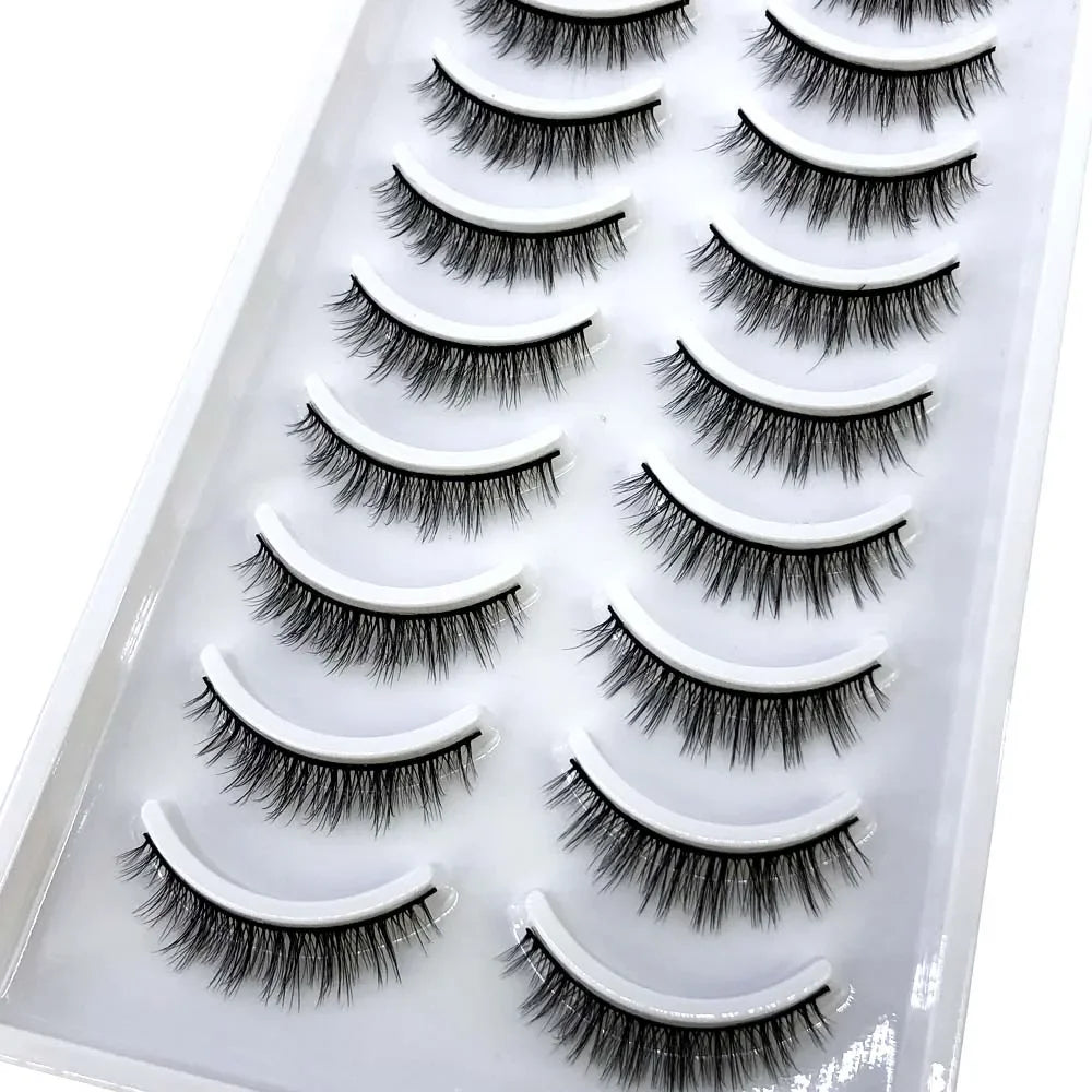 33 Style 10/50/100 Boxes 10Pairs Natural 3D Mink False Eyelashes Makeup Fake Eye Lashes Faux Cils Make Up Beauty Tools Wholesale