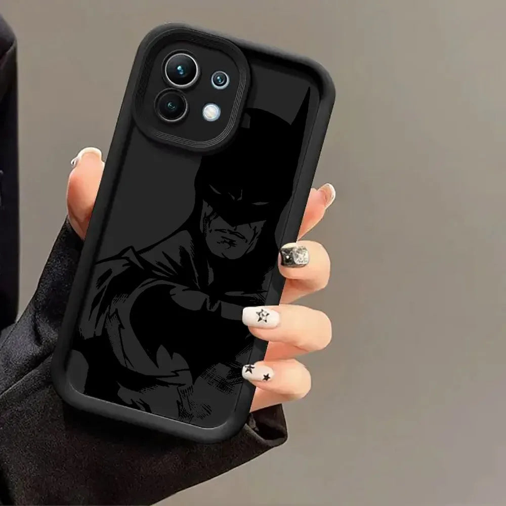 B-Bats-Mans Marvel Bat Phone Case for Xiaomi Mi 13T 14 T 15 15T Pro 17 Ultra Poco M7 M8 F8 F7 X6 X7 X8 Pro Max Shockproof Cover