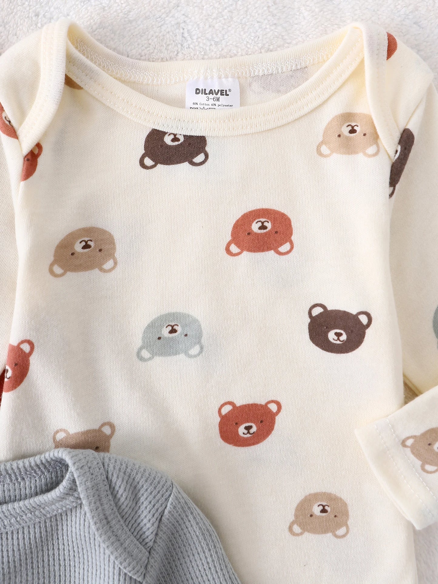 Baby boy clothes 3PCS Baby boy onesie New style Spring/Autumn long-sleeved onesie Cotton fabric Suitable for 0-9months