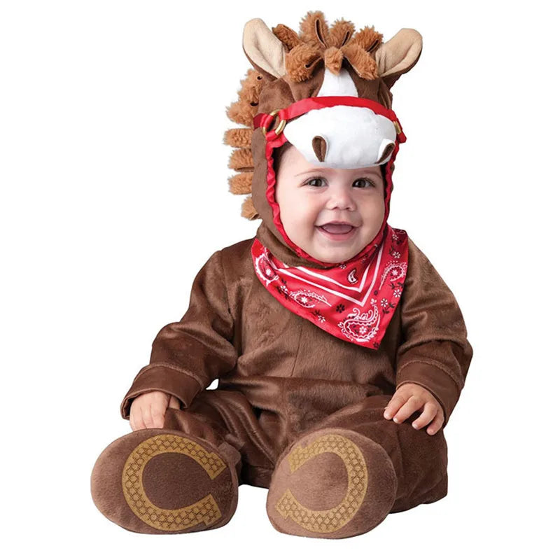 Halloween Baby Boy Girl Clothes Romper Onesie Newborn Toddler Christmas Rompers Flannel Warm Soft Baby Infant Costume