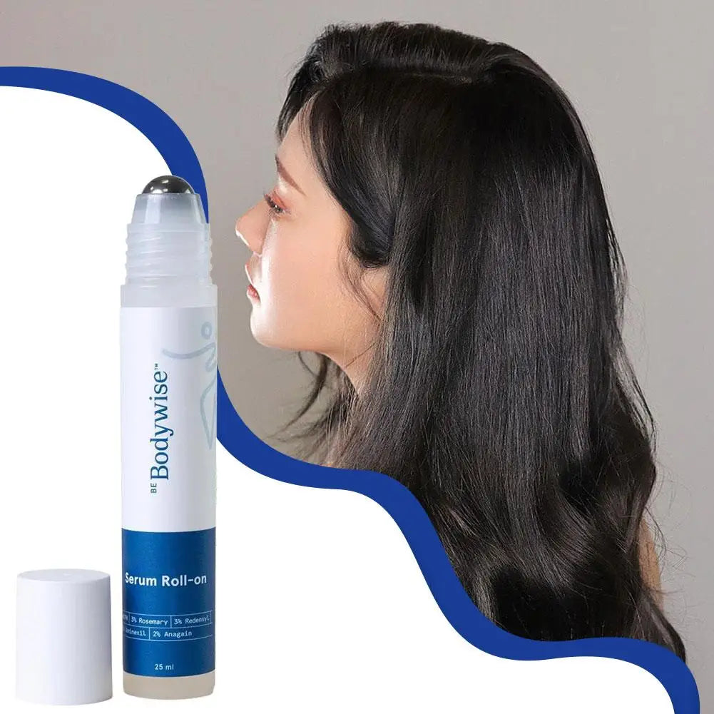 Bodywise Roll-on Ball Rosemary Hair Care Essence Anti-Frizz Refreshing Oil Control Strengthening  Hair Care Serum