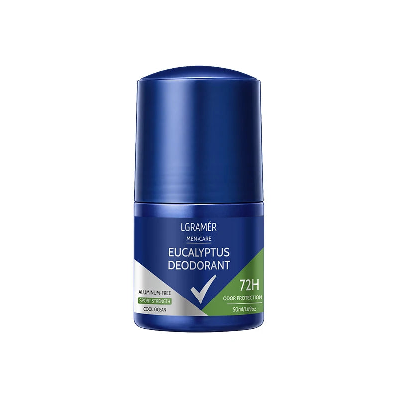 Men's Care Eucalyptus Deodorant Cool Ocean Scent Deodorant Stick Effective Anti Perspirant Control Sweat Smell Fresh Body Care