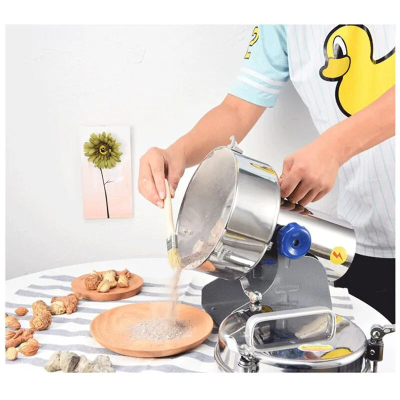 220V With Extra Part Free 1000G Herb Coffee Bean Grinder Machine Grain Spices Mill Medicine Wheat Mixer Dry Food Grinder R