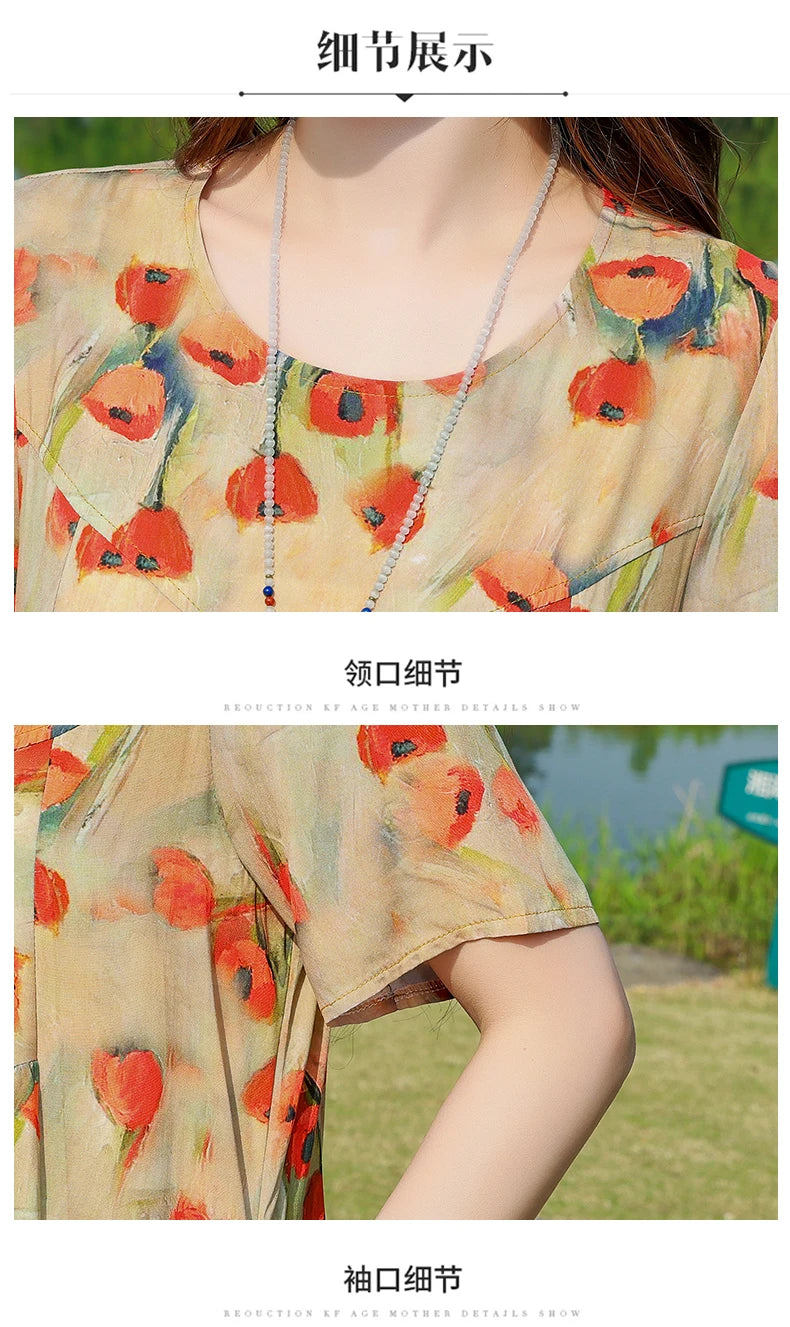 New Fashion Summer Dresses For Women 2025 Elegant Casual Short Sleeve Dress Soild Colour Women Clothing