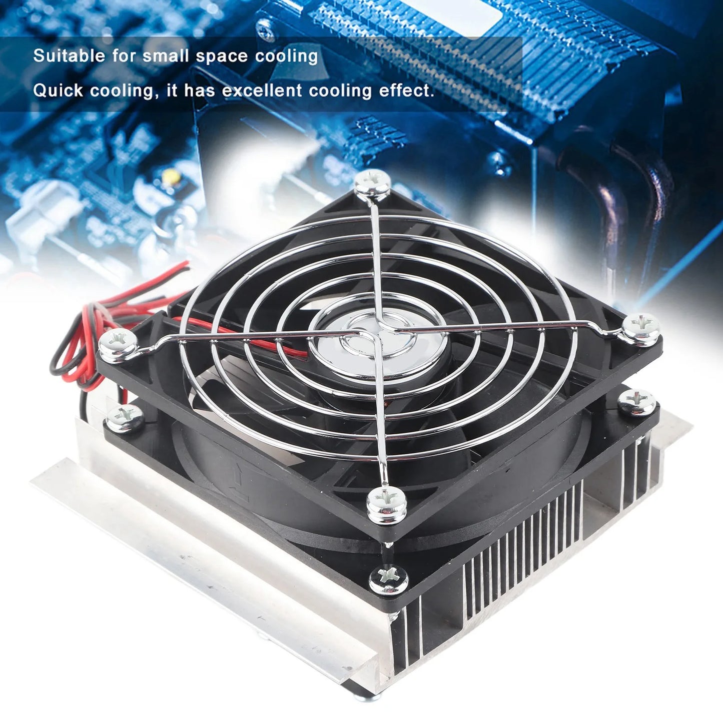 Peltier Cooler Electrical Equipment XD‑35 Thermoelectric Peltier Plate Module Cooling System DIY Kit for Small Space Cooling