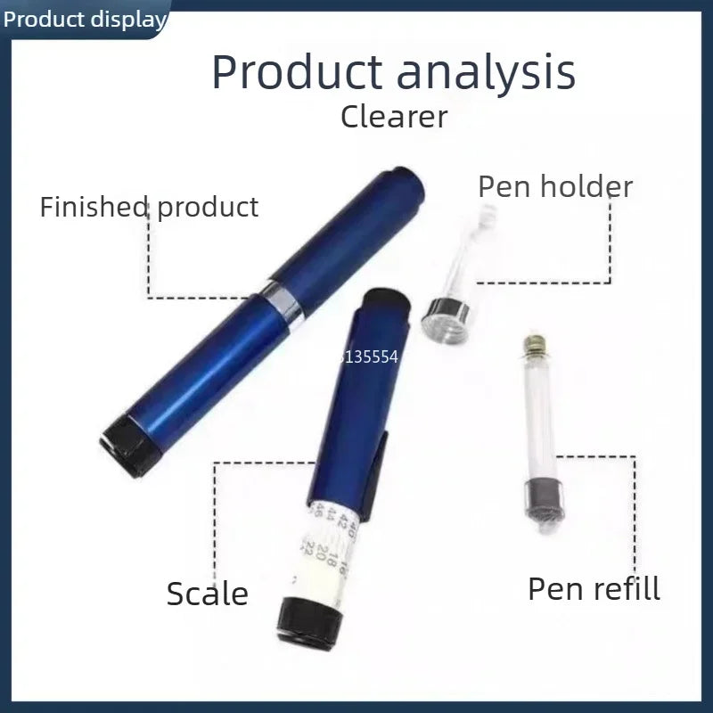 2026 Reusable  Metal Pen Adjustable Dose 3ml Aesthetic Durable Precise Lifting Filling Lacrimal Groove Pattern for Home Use
