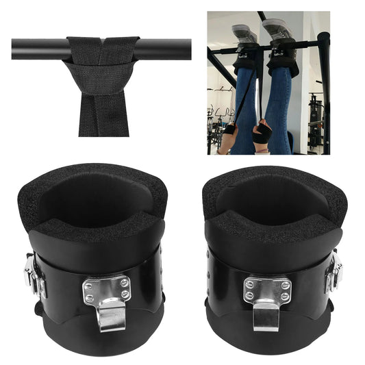 Upside Down Shoes Pair of Hanging Pull Up Boots Anti-Gravity Inversion Hang Up Boots for Home Gym Fitness Neck Back Pain Relief