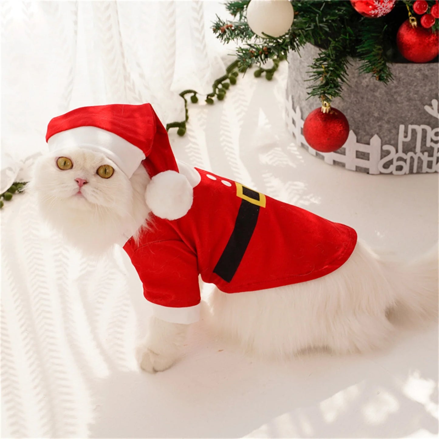 Puppy Style Christmas Sweatshirt Winter Dog Warming Soft Comfortable Pullover Sweatshirt Puppy Festival Lovely Costume Shirt