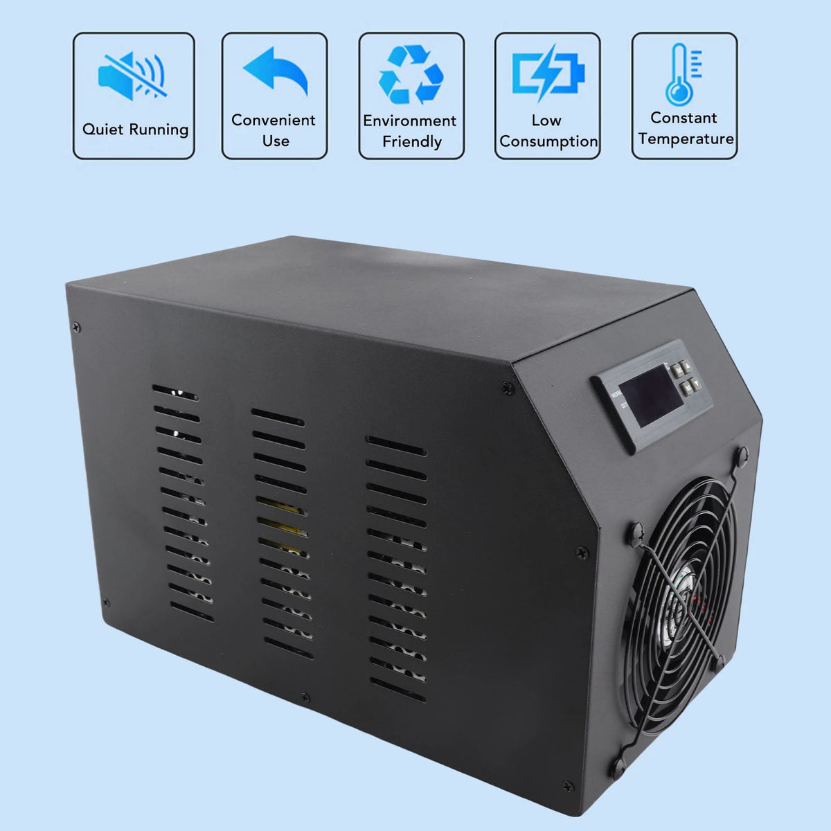 1/4 HP Water Chiller Chiller Adopts R134A Refrigerant Rapid Cooling Heat Which Has No Pollution In Circulating 16 Gal Chiller