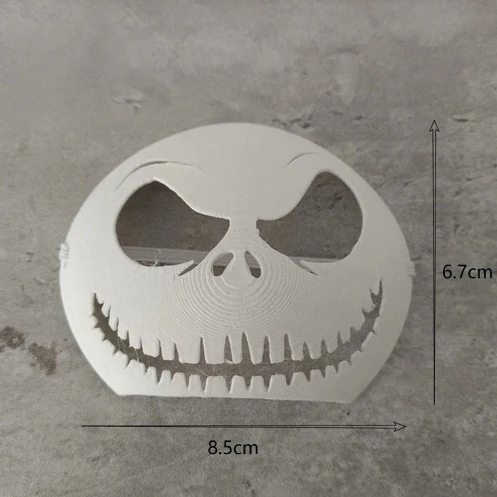 Halloween Ghost Scary Mask Decoration Gift DIY Creative Clothing for Labubu Doll Accessories Halloween Costume