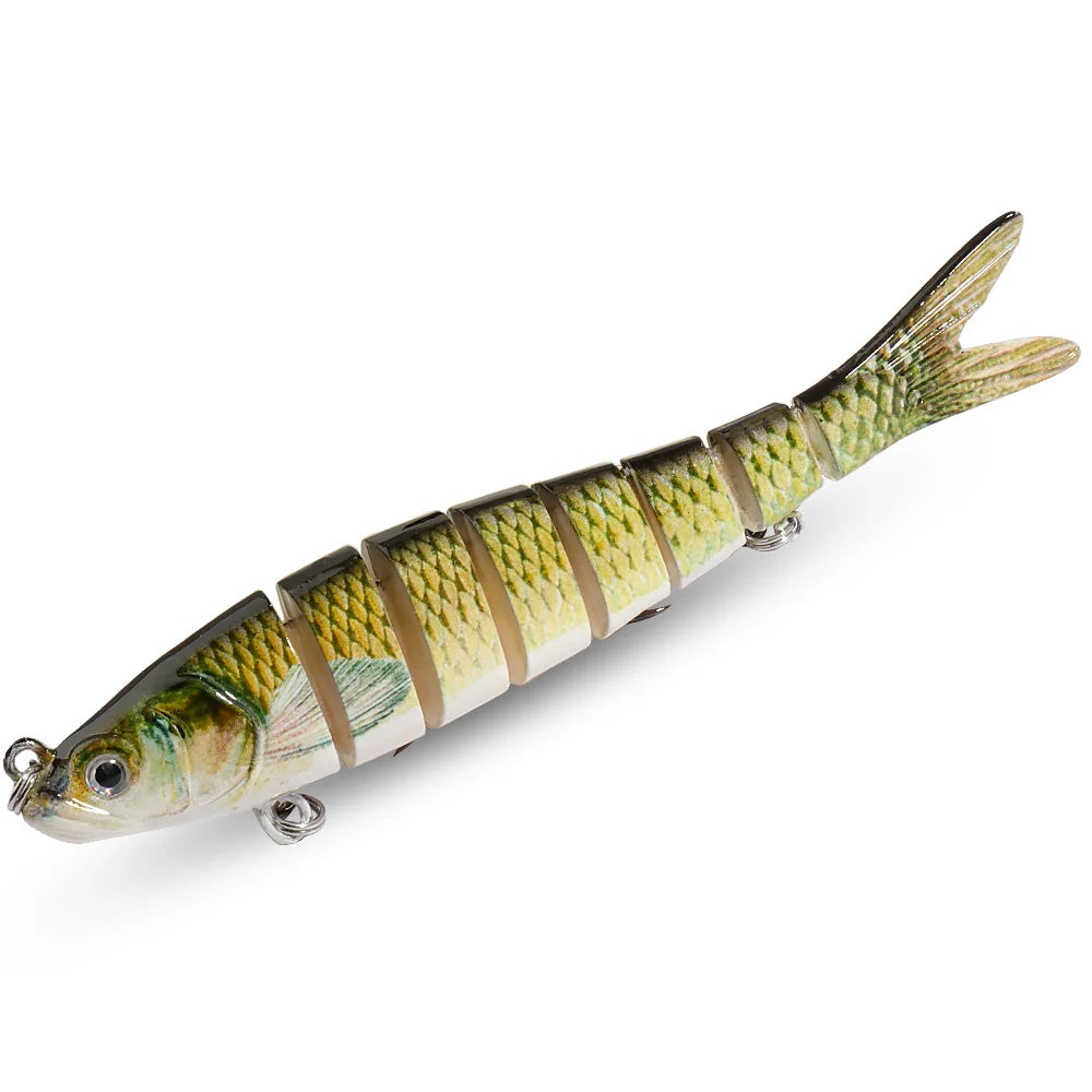 Swimbait 11g 16g 27g Joint Bait Slow Sinking Bionic Fish Swimming Pesca Bass Treble Hook Carp Fishing Tackle 8 Segment Hard Lure