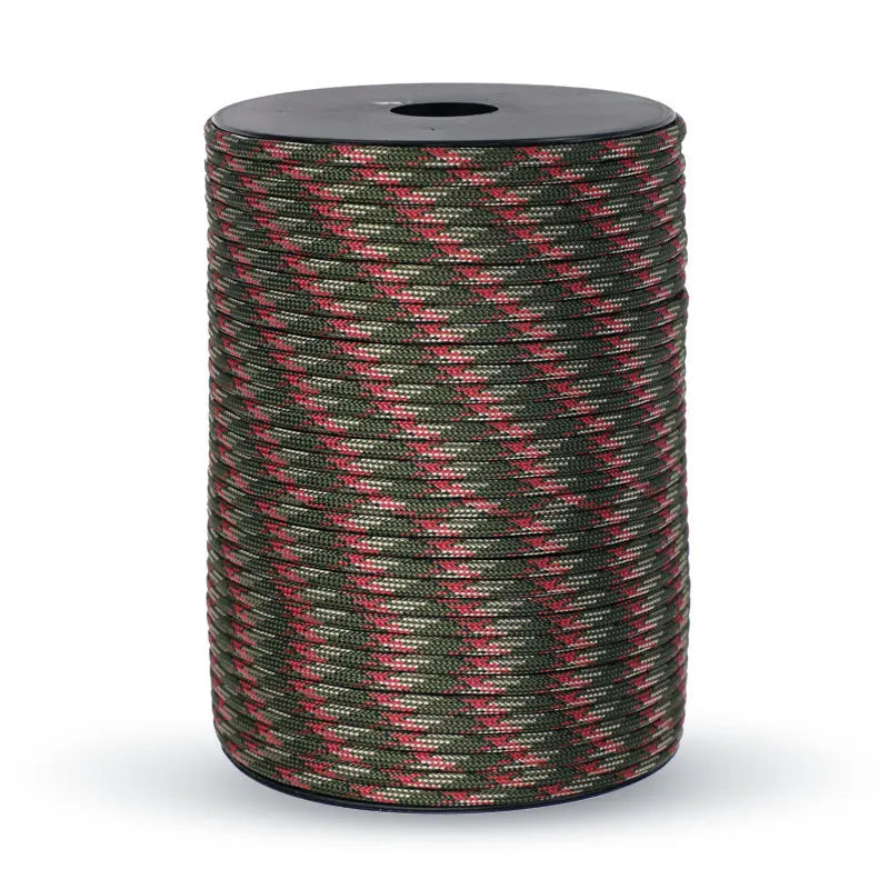 9 Core 650lb Paracord 30/50100m Dia.4mm Military Standard Parachute Rope Tent Accessories For Survival Bracelet DIY Making