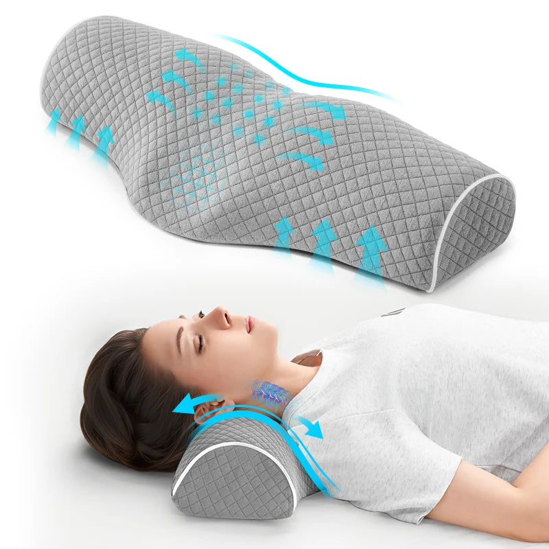 Relieve Neck Discomfort Cervical Sleeping Pillow, Orthopedic Neck Pillow, Breathable Washable, Ideal for Every Sleeper
