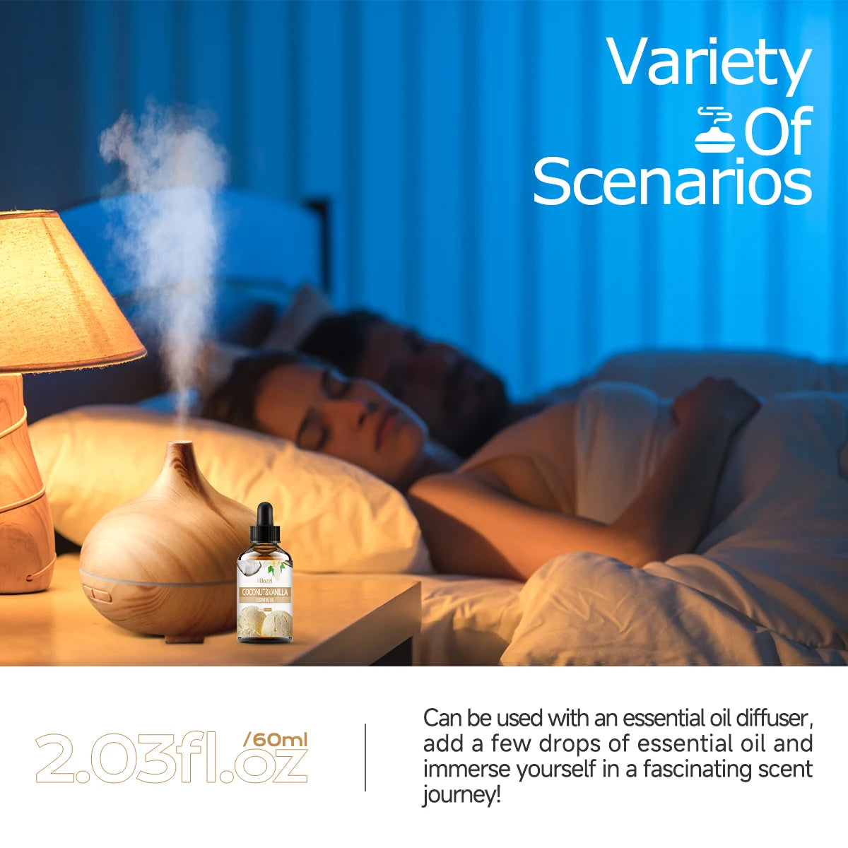 Coconut Vanilla Essential Oil Long-lasting Fragrance Fragrance Aromatherapy Skin Care Hair Care Hair Care All Skin Types