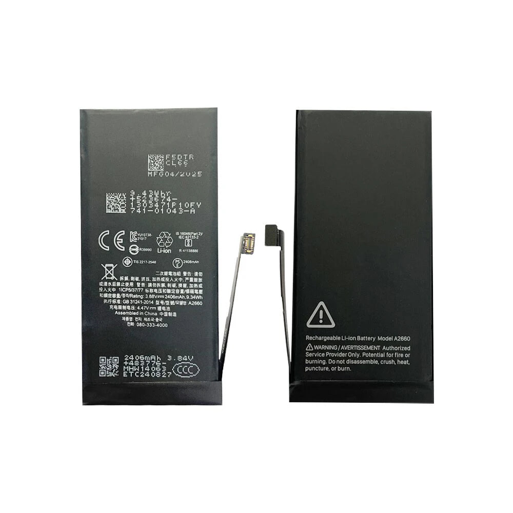 5Pcs/lot Diagnostic Battery For iPhone 12 14 13mini 15ProMax Show Genuine Parts 100% Healthy No Need Older BMS No Message Pop Up