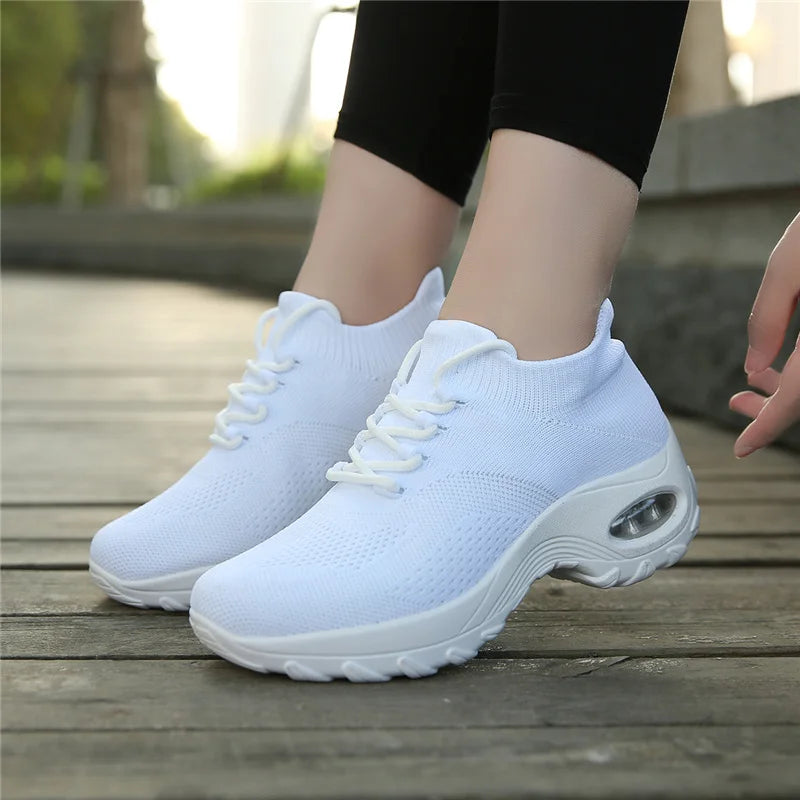 MAEDEF Women Shoes Athletic Sneaker Breathable Non Slip Women Walking Shoes Tennis Sports Casual Walking Shoes Woman Sneakers