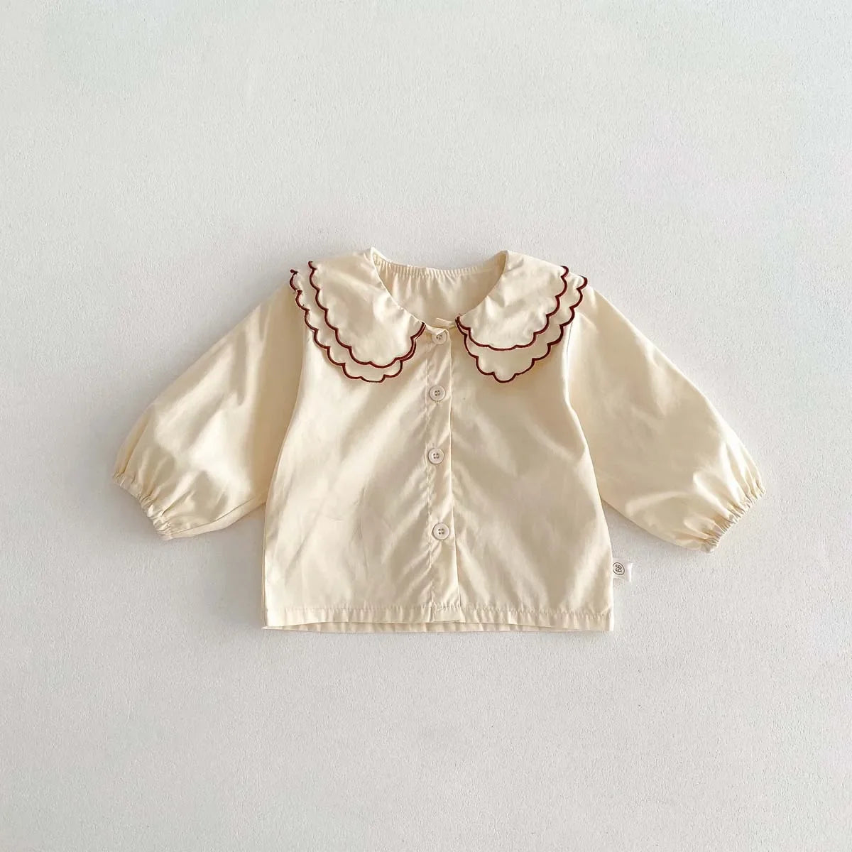 8761 Baby Clothing Set Spring 2024 New Girl's Suit Sleeveless Suspenders Skirt Short+Doll Collar Shirt Sweet Two Piece Suit