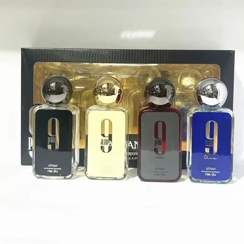 Perfumes and Colognes Set Gift Perfumes Arabes Afnan 9pm Man Cologne Luxury Elegant Lasting Woody Fragrance for Men and Women
