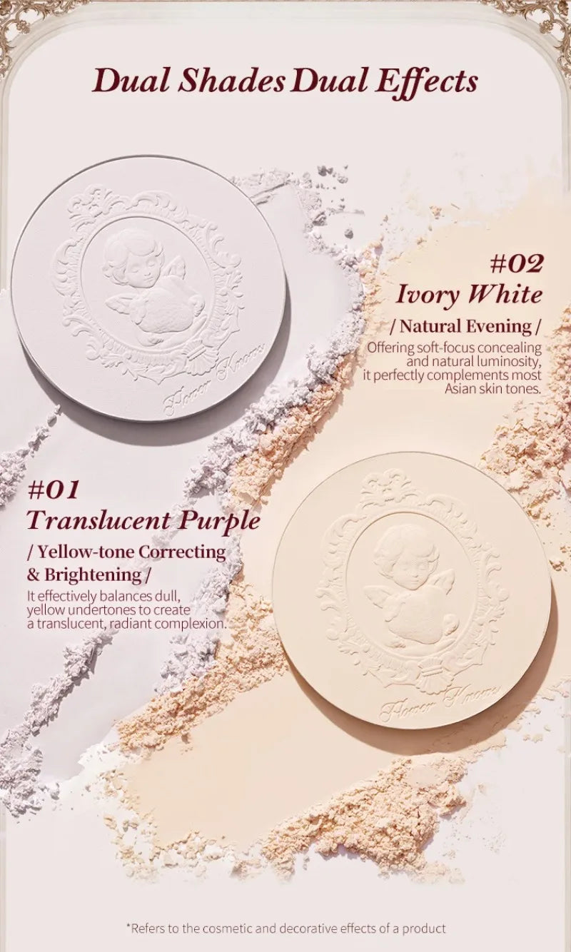 Flower Knows Strawberry Cupid Collection Makeup Set Pressed Powder Solid Perfume Makeup Kit for Women Full Kit Teenagers Make up