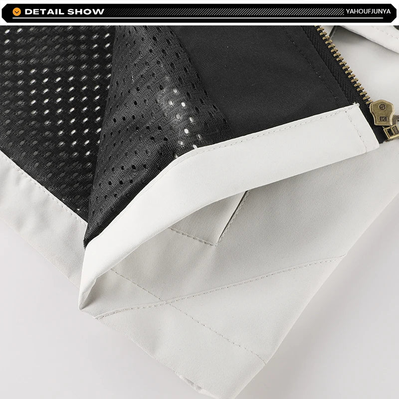 2026 New Summer Men Sleeveless Outdoor Cargo Leisure Lapel Vest Men Pocket Solid Color Fishing Camping Thin Vest Male Waistcoat