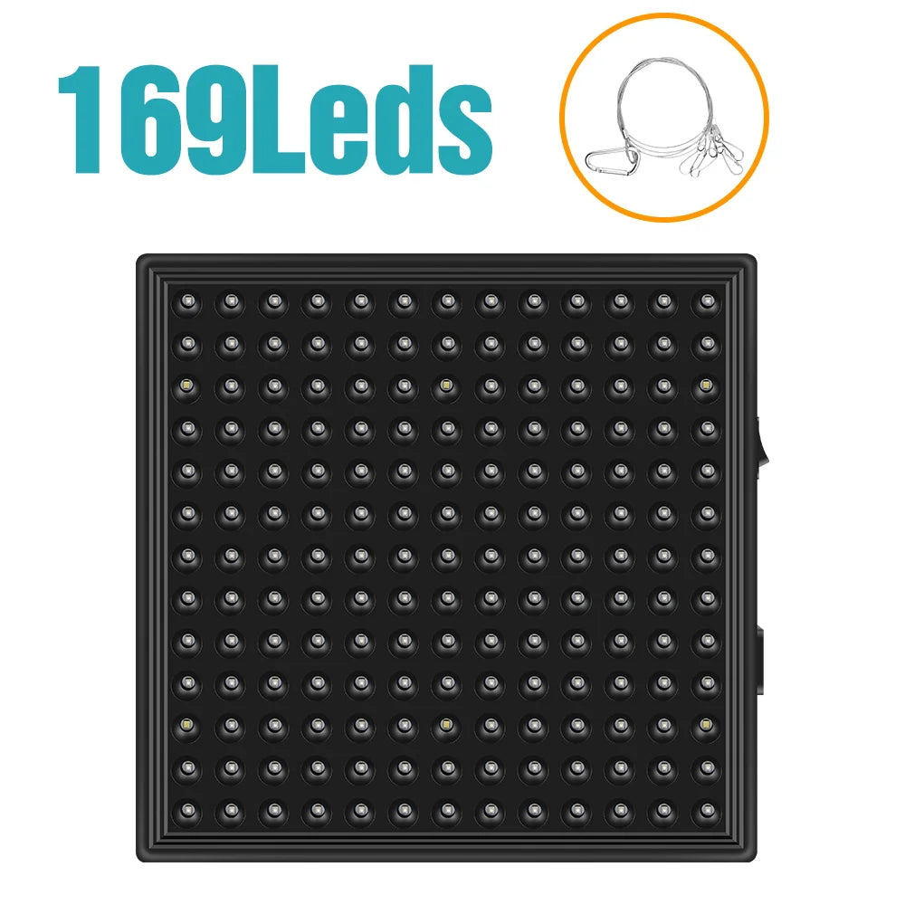 100W 50W LED Full Spectrum Indoor Grow Light Quantum Plate Plant Lamp Greenhouse Flower Succulents Potted Cultivation US/EU Plug