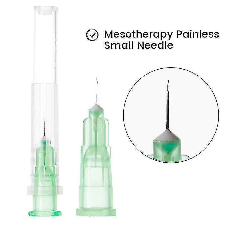 100pcs/Box 32G 4mm 6mm 13mm Painless Small Irrigator Needle Tip Eyelid Tool for Dental Syringes