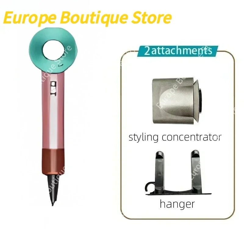 New Super Hair Dryer 220V Leafless Hair Dryer Personal Hair Care Styling Negative Ion Tool Schedule Negative Ion Electric Dryer