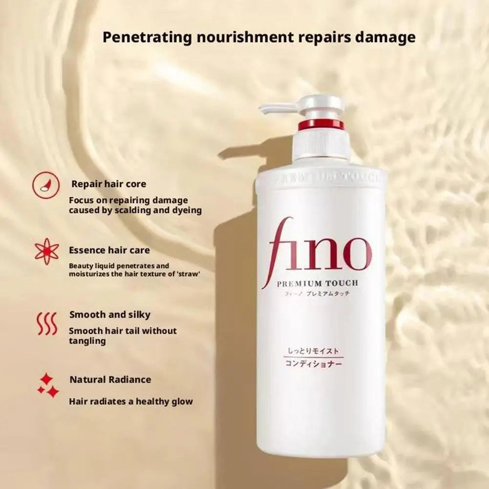 NEW Fino Hair Shampoo Conditioner Hair Mask For Oil Control Volumizing Smoothing Repairing Damaged Frizzy Hair Soften Hair Care