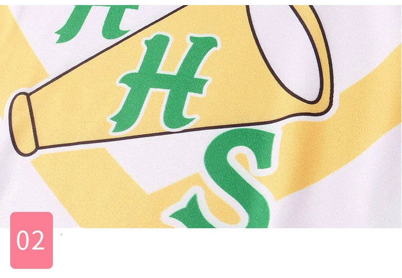 Stranger Uniform Sleeveless Costume Halloween Chrissy Cunningham Cheerleader Cosplay Hawkins High School Costume Dress