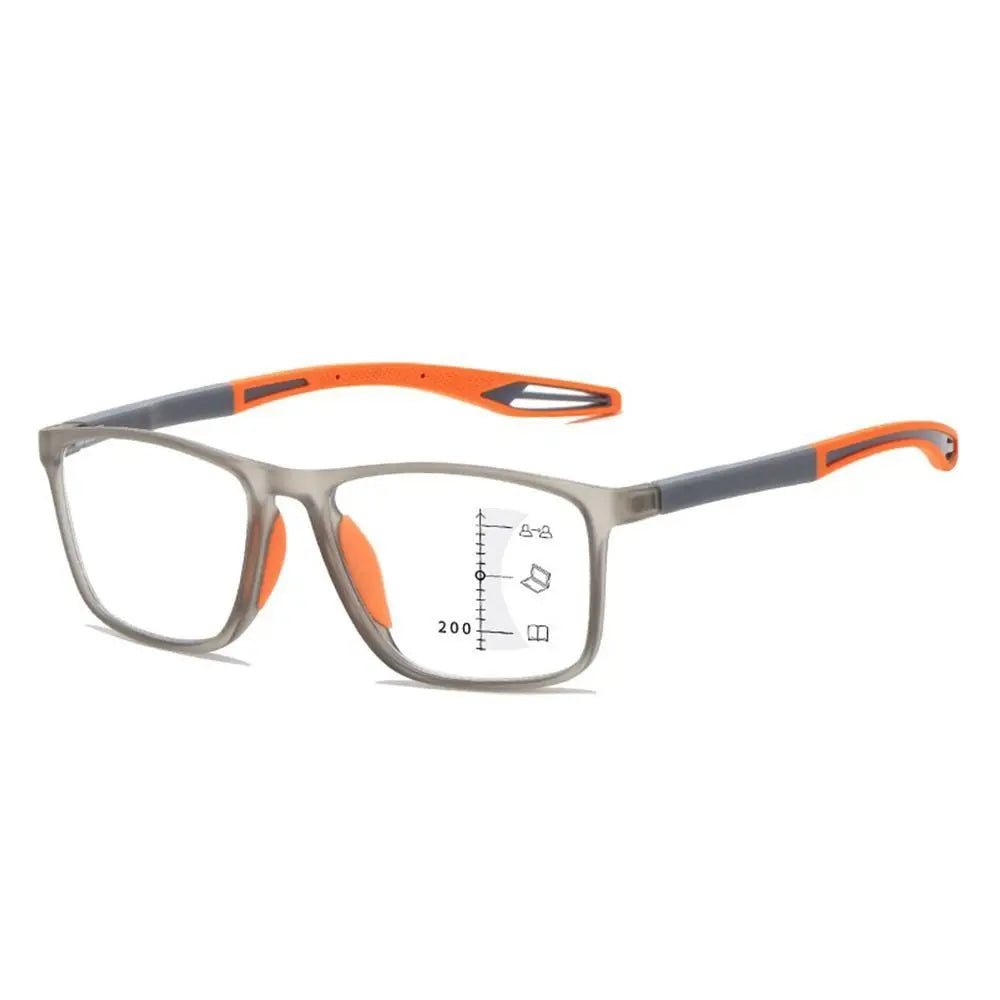 New TR90 Anti-blue Light Multifocal Reading Glasses Men Women Progressive Near Far Eyewear Ultralight Sports Farsight Eyeglasses