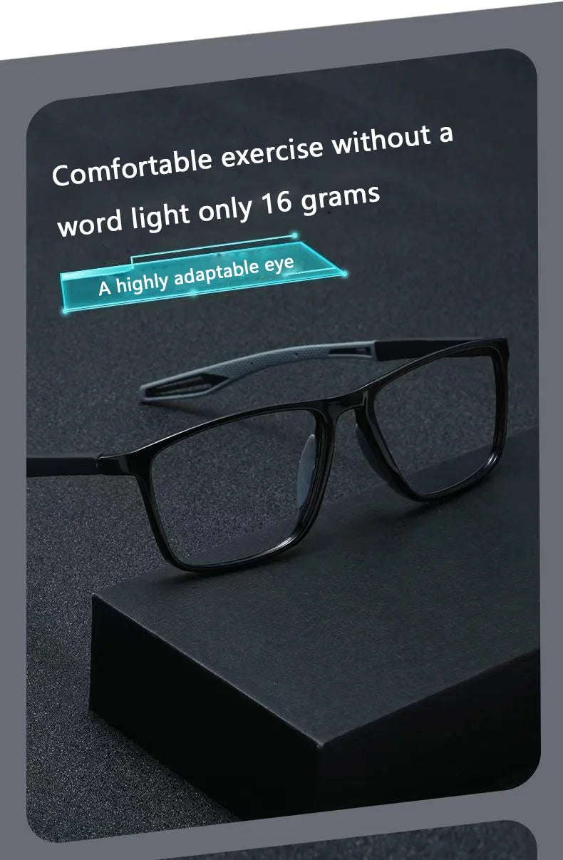 TR90 Sport Reading Glasses Ultralight Anti-blue Light Presbyopia Eyeglasses Women Men Far Sight Optical Eyewear Diopters To +4.0