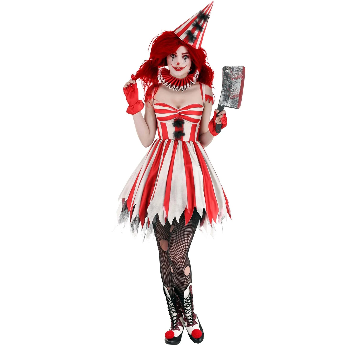 Halloween Horror Clown Cosplay Costumes Anime Cartoon Circus Women Clowns Fancy Dress Carnival Party Stage Show Dresses Up 2026