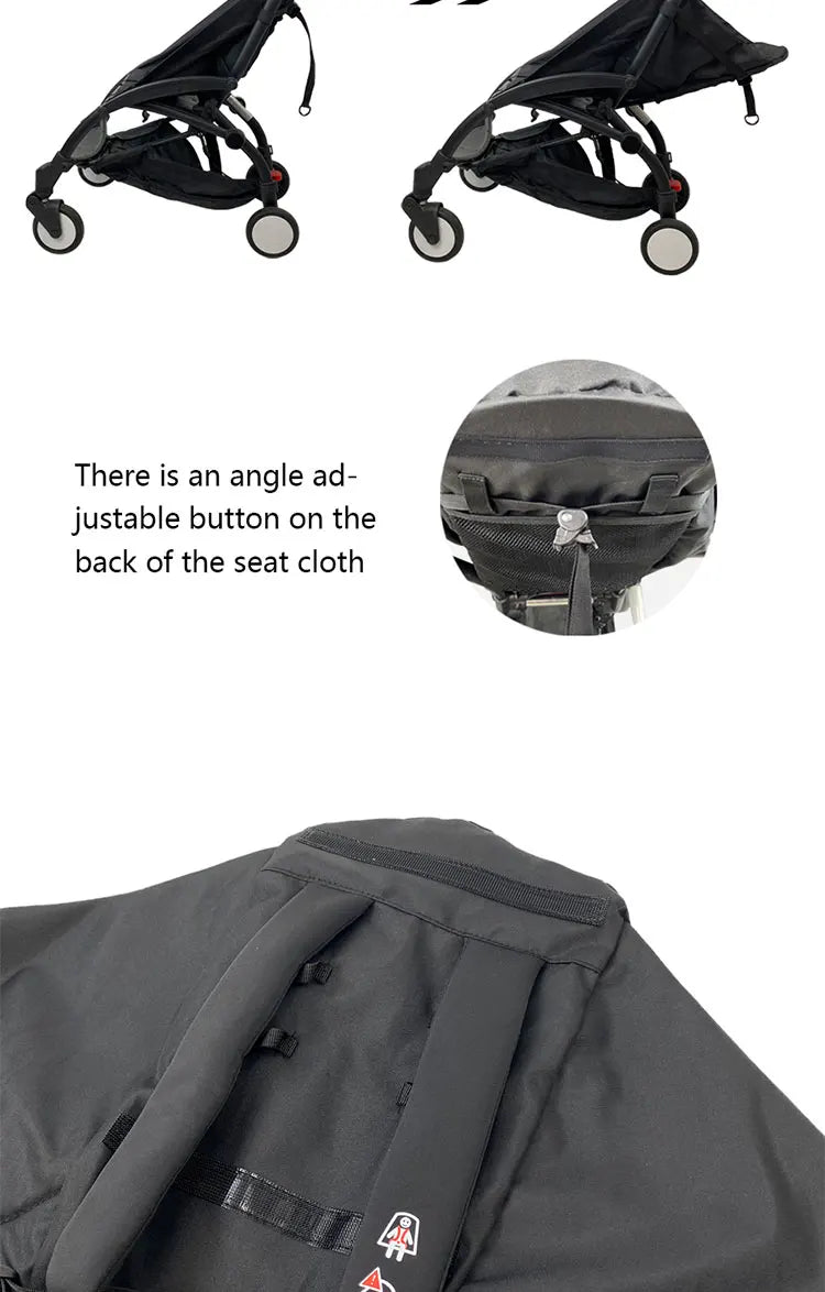 Baby Stroller Cushion Seat Fit For Babyzen Yoyo2 Original Fabric 175 Degrees Sit And Lie Baby Stroller Accessories