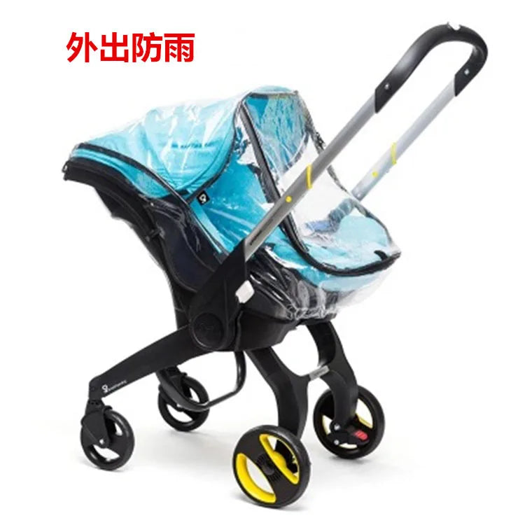 Baby Stroller Accessories For Doona Car Seat Stroller Fabric Replacement Rain Cover Winter Footmuff Storage Bag Cushion Mat