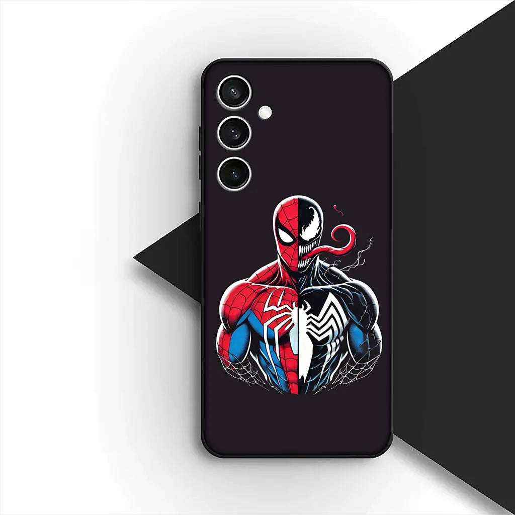 Cover Venom Spider Man Marvel Spiderman Phone Case for OPPO A18 A16 A80 A40 A17 A15 A38 A78 A79 A54 A57 A58 A60 4G 5G Casing