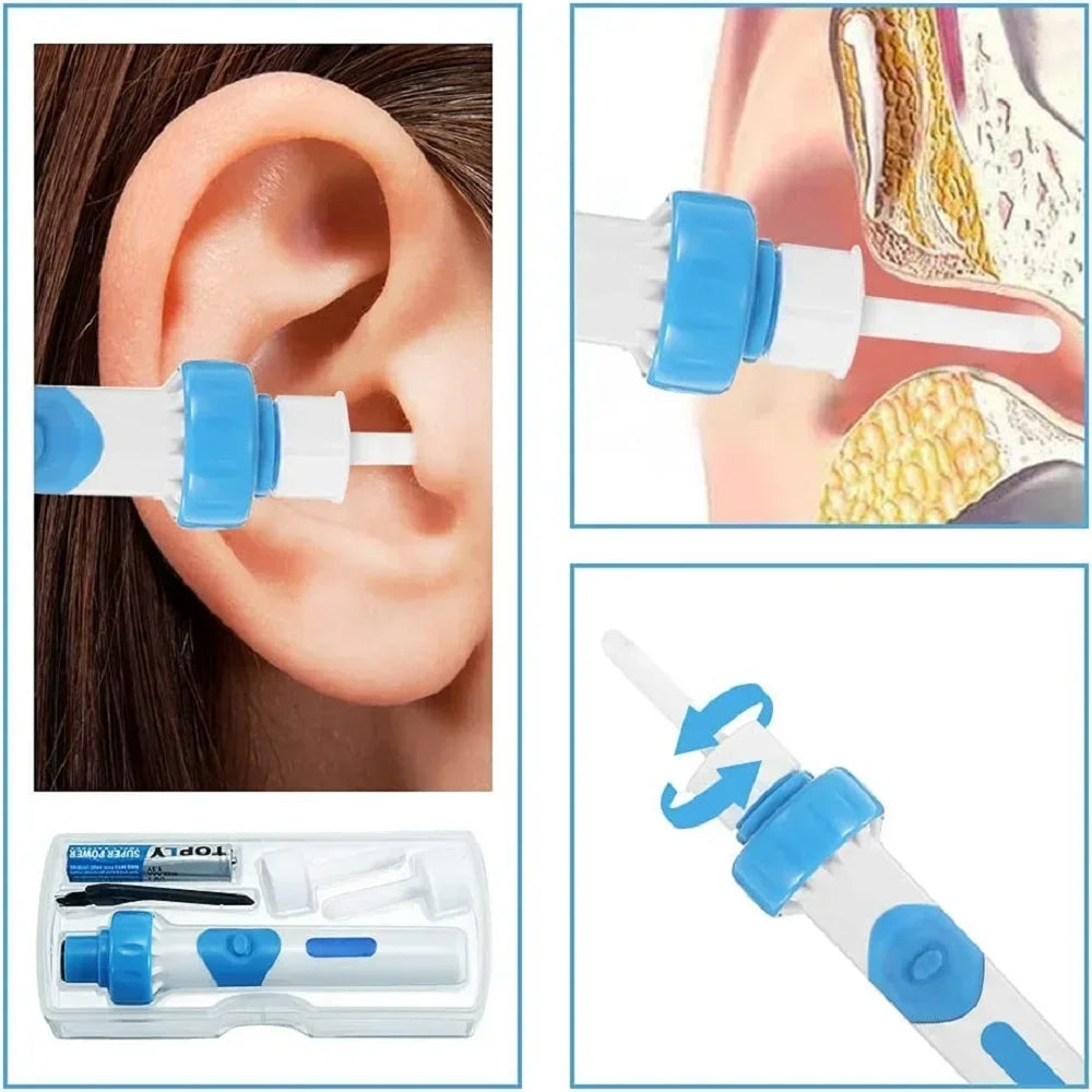 1pcs Portable Automatic Earwax Removal Kit Electric Earwax Vacuum 2026 Electric Kit Remover Ear Cleaning Earspoon