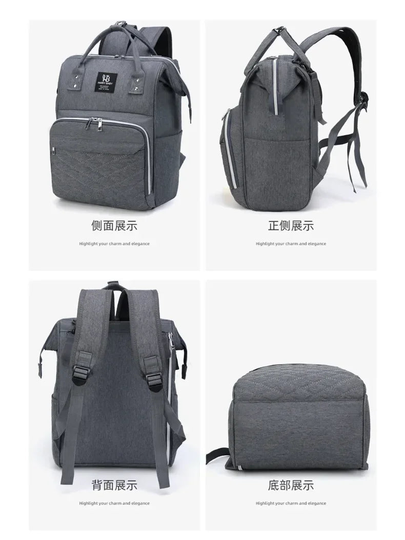 Mother Large Capacity Nappy Backpacks with Changing Mat Convenient Baby Nursing Bags Mommy Diaper Bags Baby Stroller Hanging Bag