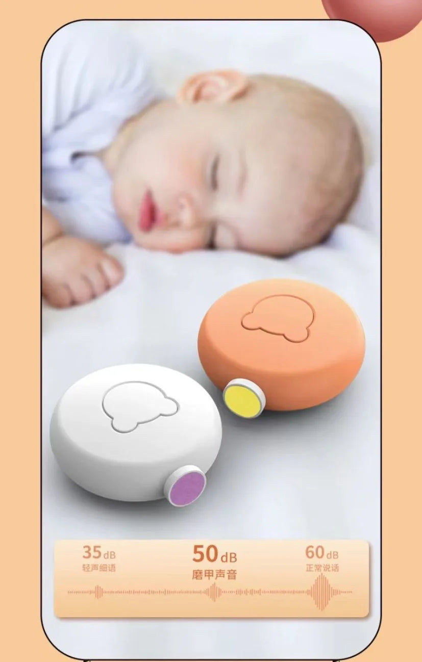 Electric Baby Nail Clipper Set Grinding Head Newborn Nail Clipper Set Safe and Easy-to-use Care Nail Set